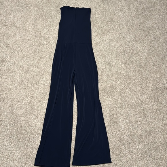 MICHAEL Michael Kors Women’s Wide Leg Jumpsuit in Navy - Picture 3 of 7